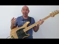BASS TUTORIAL - WHY I SING THE BLUES (B.B. King)