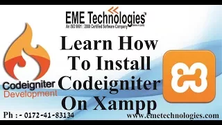 Codeigniter Installation In Xampp EME Technologies