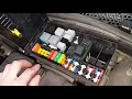2007 Ford Focus A C Relay and Fuse Location