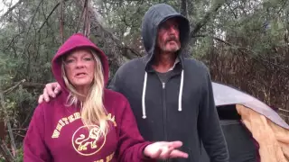 Homeless encampment cleared