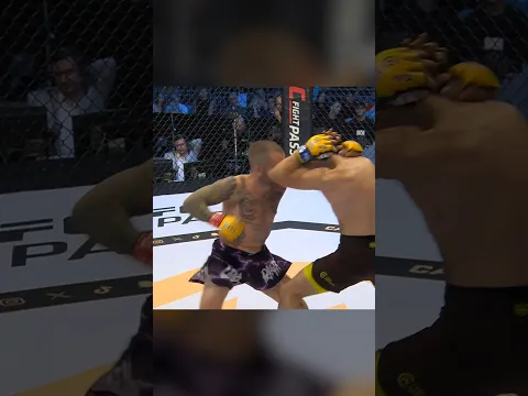 Clean elbow from Diego Giangirolami gets him the TKO victory 👊 #CW211