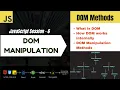 Session6 DOM Manipulation in JavaScript Complete Beginner Tutorial with Examples