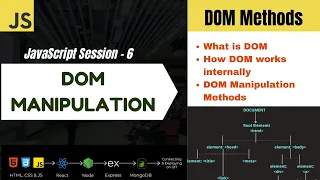 Session6 DOM Manipulation in JavaScript Complete Beginner Tutorial with Examples