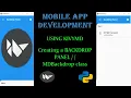Creating a Backdrop Panel using KivyMD MDBackdrop class Mobile App Development
