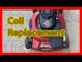 Replacing the spark pug wire on a Toro Push Mower