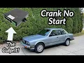 Solving an Unusual Intermittent Crank No Start on BMW E30 Budget E30 Restoration Ep 4