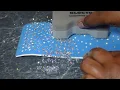 How to use a rhinestone template