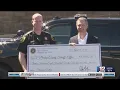 Preston County Sheriff s Office receives firearm auction check