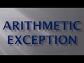 Exception Handling of Java in Hindi Arithmetic Exception Check-Uncheck Exception in Java