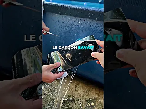 Une piscine, un enfant, des ciseaux 🛠️