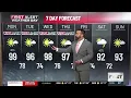 First Alert Forecast Extreme heat continues this week