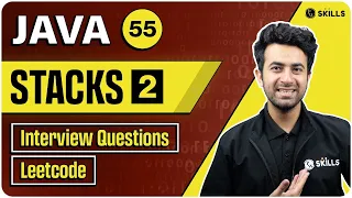 Stacks Interview Questions Leetcode Problems Lecture 55 Java and DSA Course