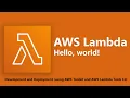 Hello World demo application using AWS Lambda Serverless Computing English
