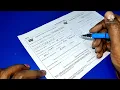 How to fill wit raw slip in post office wit raw slip filling in tamil