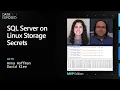 SQL Server on Linux Storage Secrets Data Exposed P Edition