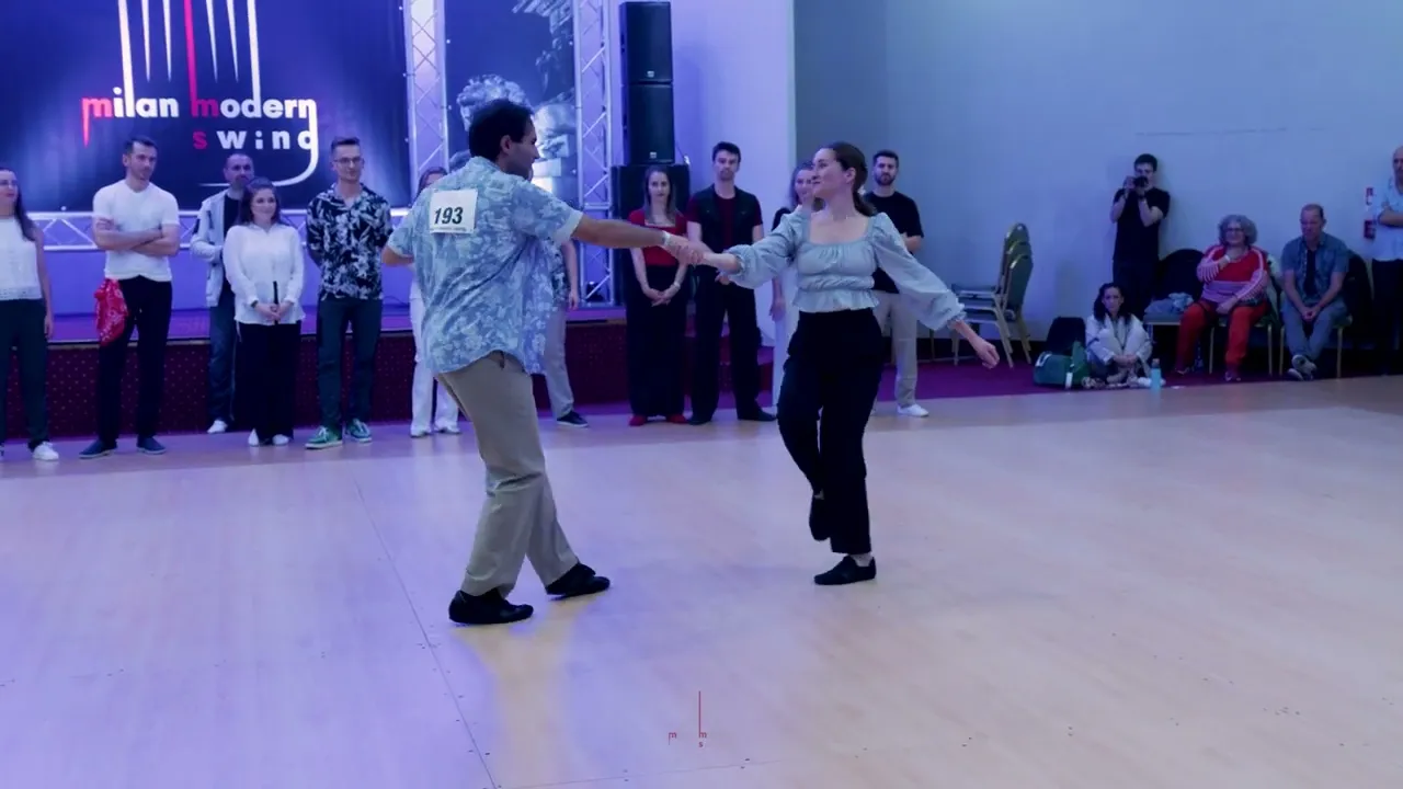 Willy Carpaye & Kateryna Rybkina - 4th place Strictly Intermediate Finals - Milan Modern Swing 2024