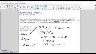 Help with CodingBat Recursion count7