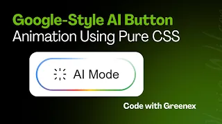 Google-Style AI Button Animation Using Pure CSS