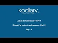 Maths Logic Building with PHP - Day4