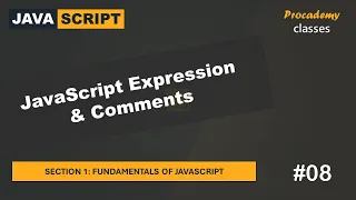 JavaScript Expression Comments Fundamentals of JavaScript A Complete JavaScript Course