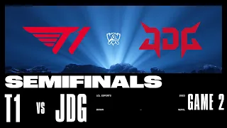 JDG vs. T1 - Game 2 | SEMIFINALS Stage | 2023 Worlds | JDG Intel Esports Club vs T1 (2023)