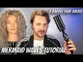 3 BARREL CURLING IRON TUTORIAL Mermaid Waves Tutorial How To Use Triple Barrel Curling Iron