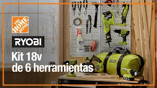 Kit 18v de 6 herramientas Ryobi ONE