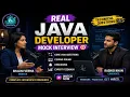 Real Java Developer Mock Interview Technical Questions Coding Expert Feedback