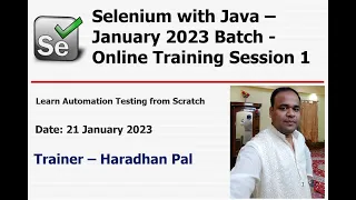 Selenium WebDriver with Java - Online Automation Testing Training