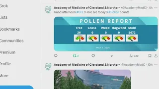 How the Academy of Medicine of Cleveland Northern Ohio s Pollen Line helps combat allergies