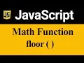 floor Method in JavaScript Hindi