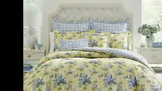 Laura Ashley Home Cassidy Collection Luxury Ultra Comforter All Season Premium Bedding Set