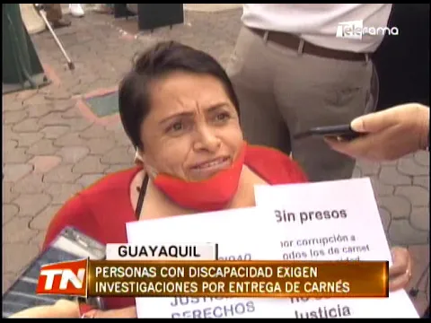 Personas con discapacidad exigen investigaciones por entrega de carnés