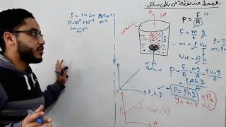 الضغط عند نقطة فى باطن سائل فيزياء الصف الثانى الثانوى ترم تانى 3 العبقرى 