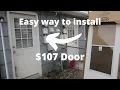 How to install Door - Emco 107 door and 60 minutes