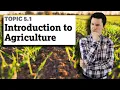Intensive Extensive Agricultural Practices AP Human Geography Unit 5 Topic 1 5 1