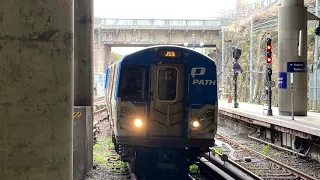 PATH Trains Service w PATH Train Action at Journal Square