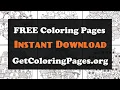 Camping coloring pages