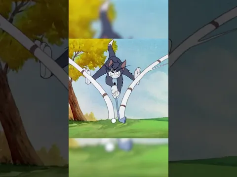 A perfect swing by Tom 🏌️‍♂️⭐️ #TomandJerry #ClassicCartoons #Cartoonito #shorts