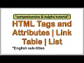 HTML Tutorial For Beginners-Html Tags With Examples-HTML Tags And Attributes-Html Tags-HTML Entities