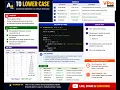 To Lower Case String DSA Coding Interview Problem
