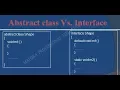 Abstraction 06 Abstract Class Vs Interface