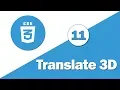 11 - CSS3 Tutorial Transform 3D translate3d rotate3d