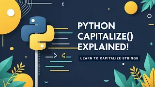 Python String Method Understanding capitalize