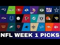 NFL Week 1 Predictions Picks 2026 NFL Season