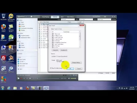 Download MP3 How To Rip Music From CD's Into MP3's Free Using Realplayer - Rip CD To MP3