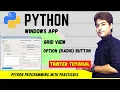 Tkinter GUI in Python Radiobutton in python tkinter library window form in python