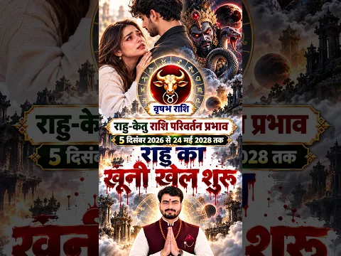Taurus Session | Rahu Transit Effects from 5 December 2026 | Major Changes for Taurus