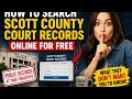How to search Scott County court records online for free