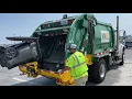WM Freightliner M2 McNeilus M5 Rear Loader on Newport Beach Trash